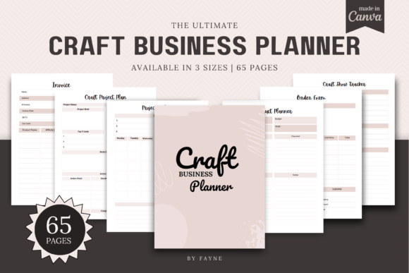Download Craft Business Planner: Canva Template - Premium Resources