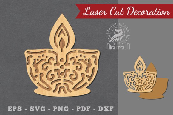 Download Diwali Lamp Laser Cut Decoration 4 - Diwali Collection