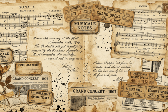 Download Vintage Label Collage Junk Journal Page - Junk journal page Collection