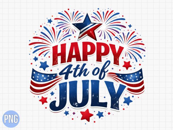 Download Happy 4th of July Patriotic Fireworks - 4th of july Collection